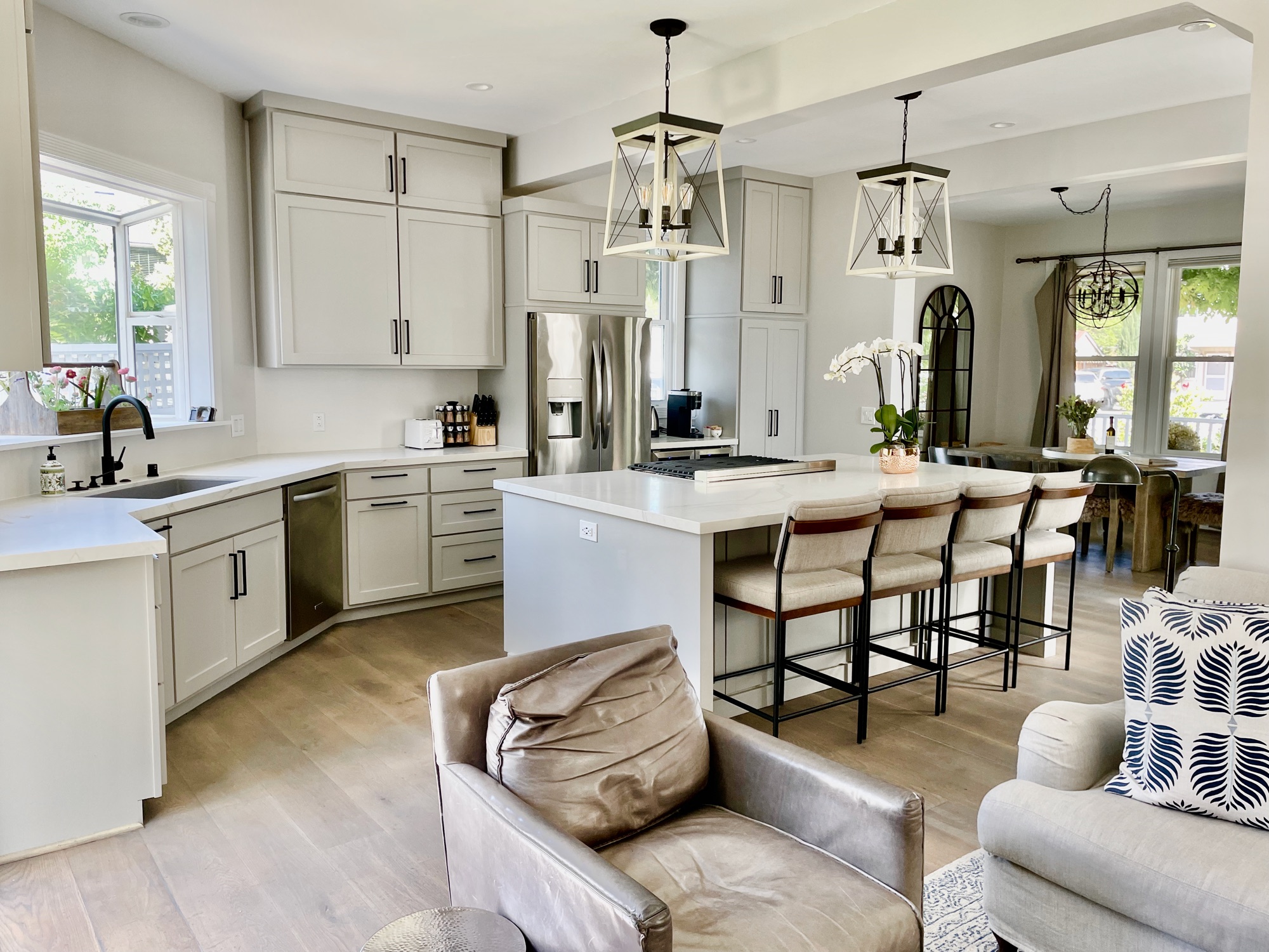Open kitchen — the heart of the house